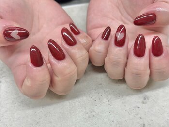 ネイルサロン ドゥ(Nail Salon Doux)/【ラテリア】くりぬきハート