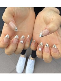 ☆ガラスフレンチネイル☆