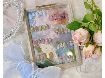 クレオ 伏見店(Cleo)の写真/【デザイン100種類以上☆】美フォルムでモチの良い、取れないネイルを追求◎毎月デザイン追加♪
