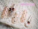 シンプル定額/小粒ハートネイル