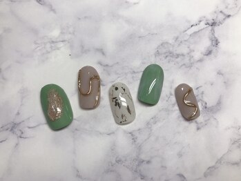 ネイルアンドアイラッシュサロン エスポアール(nail&eyelash salon espoir)/ニュアンスネイル 90分コース