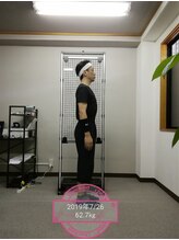 バランス整体 リスタート(Restart)/ダイエット後の私(院長)