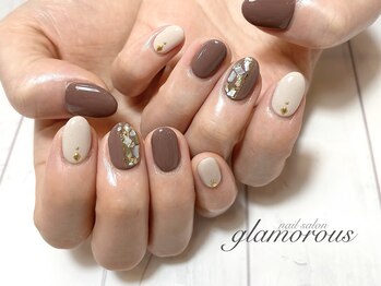 ネイルグラマラス 西新井店/《パラジェル》秋上品シンプル