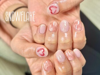 スノーフレーク(Snowflake)/定額デザイン¥8000