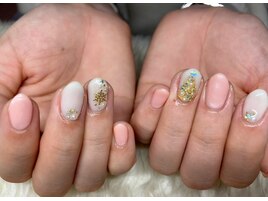 ゴールドクリスマスネイル♪