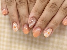 ディーネイル 京橋(D-nail)/立和名/オレンジカラーネイル