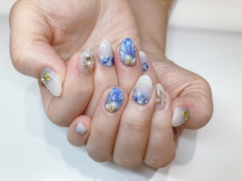 ティーエヌ 本厚木店/夏ネイル☆7500円【8250円税込】