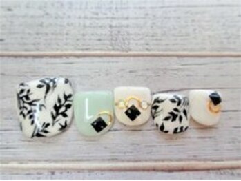 ブランロール 中目黒店(Blanl'or)/【Foot】ボタニカル柄