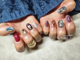 個性派ニュアンスネイル☆