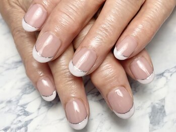ヘアーアンドネイル ルシア(Hair&Nail Lucia)/白フレンチネイル!