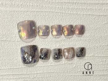アンネ 梅田 ALLYS店(ANNE)/foot art design6月☆パラジェル