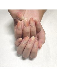 桃ネイル