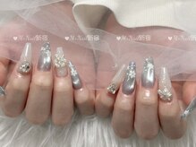 エムプラスネイル 新宿(M+Nail)/雪ネイル