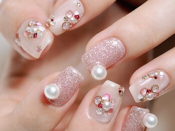 ミューフ(Miuf)/ホロフラワージュエリーネイル☆