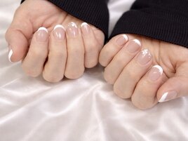 flower french nail