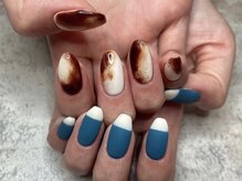 ネイル スパ ココプラス(Nail spa Cocoplus)/ラテネイル×マットフレンチ