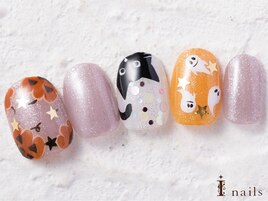ポップハロウィンネイル10480円