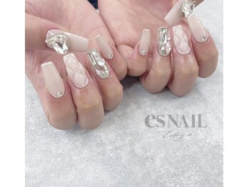エスネイル 新宿西口店(es NAIL)/ストーン&キルティング