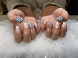 花★フレンチ★白