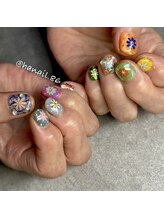 エムネイル(Ｍ)/haruka nail × 花ネイル