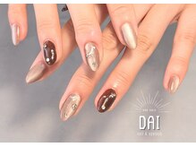 アークヘアーダイ ネイル アンド アイラッシュ(ARK HAIR DAI)/ワンカラーネイル