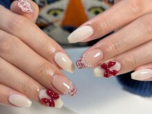 シェリーラメール 池袋店(cherie la mer)/ツイードフレンチネイル