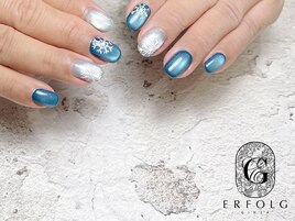 雪の結晶×マグネット