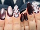 長さ出しデザインネイル