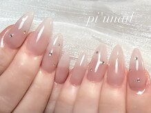 ピウネイル(PI'Unail)の雰囲気(長さ出しが得意◎根元が自然でまるで自爪のように♪)