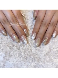 流行りの地雷ネイル(^^)