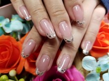 シュガーネイル(sugar nail)/ガラスフレンチネイル
