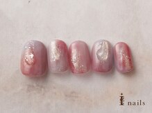 アイネイルズ 横浜EAST店(I-nails)/もやもや奥行ネイル