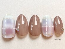 パラジェル認定サロン メールメール 池袋店(MereMer)/エアブラシチェックネイル