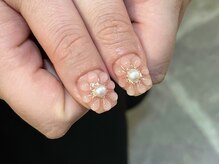 エイム 下北沢(aim)/ぷっくりフラワーネイル