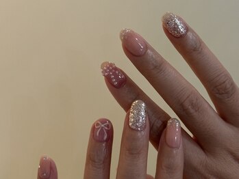 コンフィ(comfy)/リボンネイル