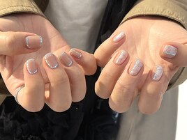 レースネイル×ホログラム