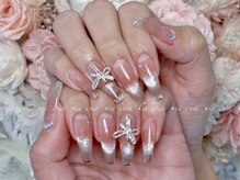 レアネイル 渋谷店(Le’a nail)/チーク☆マグネットフレンチ