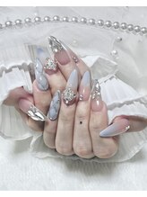 ミニョン(Minyon)/水色系♪ワンホンネイル