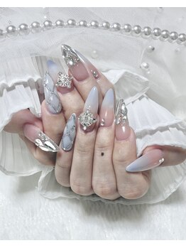 ミニョン(Minyon)/水色系♪ワンホンネイル