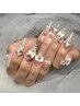 No3.【チップ長さ出し】10本デザイン　￥13900→￥11900