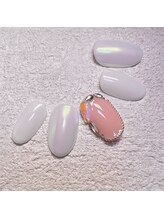 プールヴー☆オングル/シンプル・ガーリーネイル