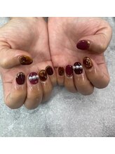 ネイルサロンファストネイルプラス 新宿店(FAST NAIL PLUS)/冬ネイル2023【べっ甲】