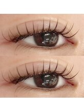 サロンドグレース 千葉店/Ｗフラット 60束 ブラウン