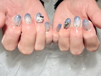 マグの上からグラデはこんな感じ