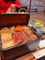 王様の昼寝 市川店&nbsp;大阪で食べたすき焼き重です。いつ見てもお腹が鳴ります。