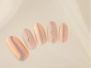 *オーロラビジューネイル*