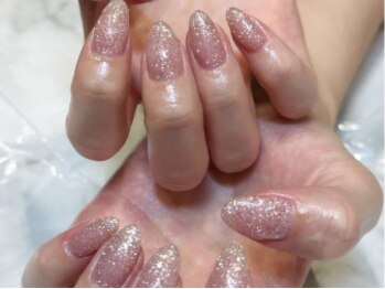 【シンプル ワンカラーネイル】