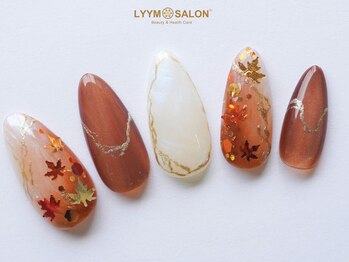 リームサロン 池袋店(LYYM SALON)/秋の紅葉ネイル