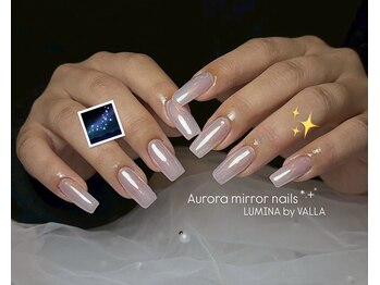 オーロラミラーネイル☆