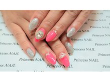 プリンセスネイル(Princess NAIL)/ジェルに別途パーツを…